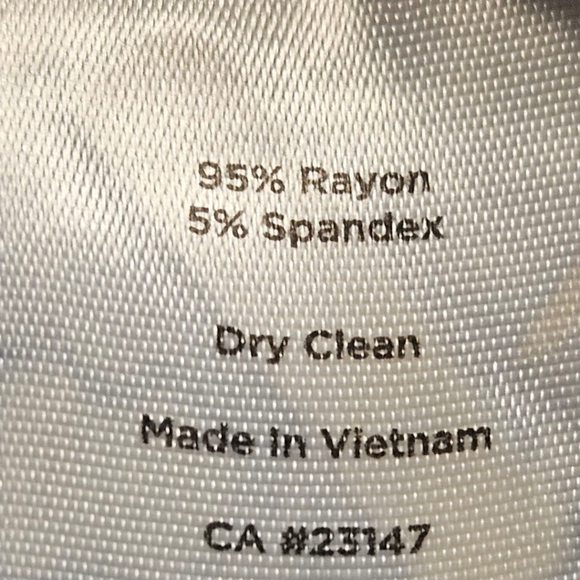 TALBOTS Women's Petite Blue & Green Geometric 1/2 Sleeve Mini Sheath Dress NWOT - Picture 10 of 14